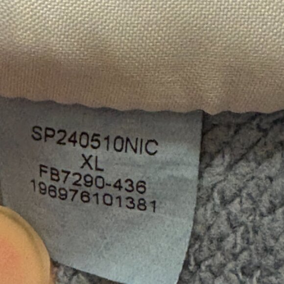 Jordan Essentials Statement Fleece Washed Hoodie (FB7290-436), Size XL - Picture 5 of 5